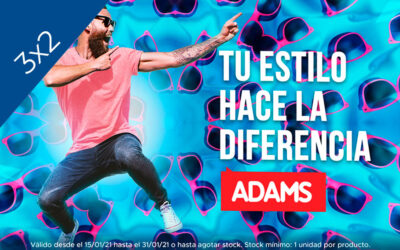 Adams 3 x 2 en camisas, polos y pantalones